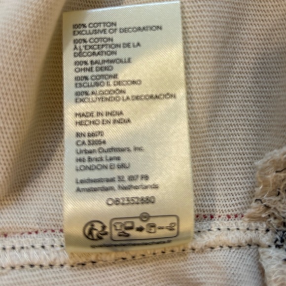 Pilcro/Anthropologie Apres Long Sleeve Ruffled Cotton Tee Size LP. NWT - Picture 12 of 12